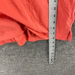 Greg Norman Shirt Men M Orange Crew Neck Short Sleeve Cotton Regular Fit