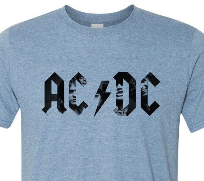 AC/DC – Faces – America’s Great Band Ever – 80’s Music – Gen X – Unisex