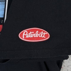 Peterbilt Shirt Mens XL Black Hanes Heavyweight Trucker Own The Road Graphic Tee