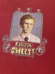 Vintage Napoleon Dynamite Shirt Flippin Sweet MTV Movie Tee Promo Size Large