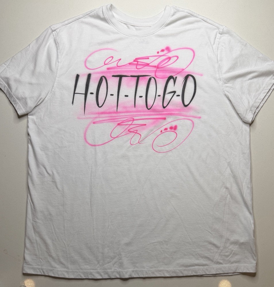Goodfellow & Co Every Wear Tee XL White Chappell Roan Airbrushed Hot To Go