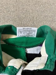 Vintage Heavyweight Rugby Shirt Harlequin Style Multicolour Made In England