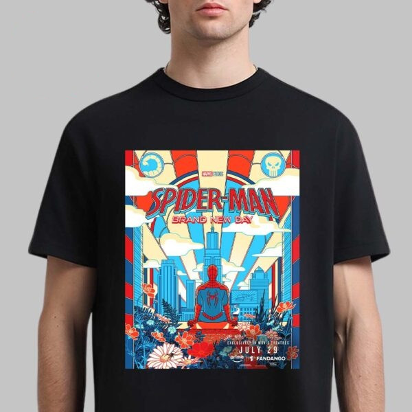 Spider-Man Brand New Day Prime Screening T-Shirt Unisex All Sizes CB0430