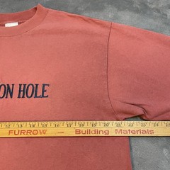 Vintage 90s Jackson Hole T-Shirt Mens Large Pine Trees Mountains Art Streetwear
