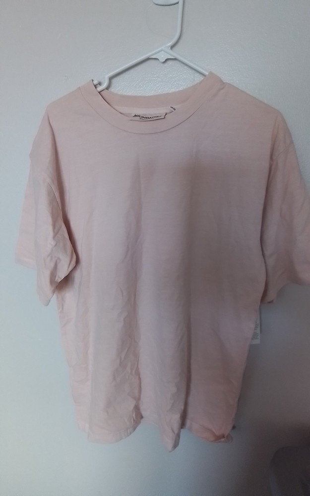 No Boundries Men’s Short Sleeve T-Shirt Color Vintage Pink Size Small