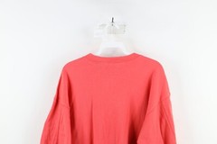 Vintage 90s IOU Mens Medium Blank Baggy Fit Short Sleeve Pocket T-Shirt Salmon