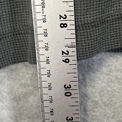 BANANA REPUBLIC 1/4 Zip Collared Gray Pullover Thermal Shirt Long Sleeve Mens XL