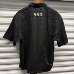 Vintage Y2K Def Con Shirt Size M Computer Hacker Las Vegas Convention Button Up