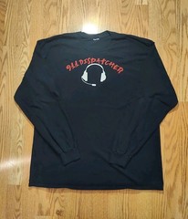 Vintage 90s 911 Dispatcher Shirt Unisex Large Black Emergency Services Quote