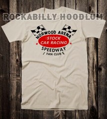 Hot Rod Tee T Shirt Drag Race Racing Speed Shop Norwood Arena Stock Car Racing