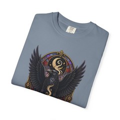 Gothic Espresso Raven T-Shirt Graphic