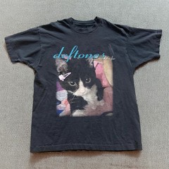 Deftones Around The Fur Cute Cat Unisex Black T-shirt Size S-5XL