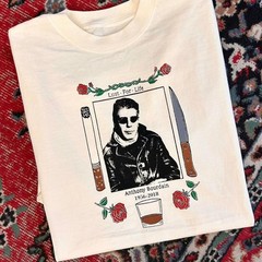 BOURDAIN “Lust For Life” GRAPHIC UNISEX T-SHIRT S-5XL