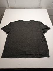 Men’s Banana Republic Gray XL T Shirt Linen Blend Split Collar V Neck