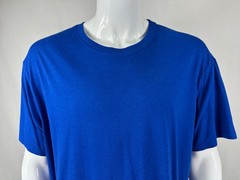 Athletic Works Men’s 2XL (50-52) Solid Blue T-Shirt Lightweight Breathable