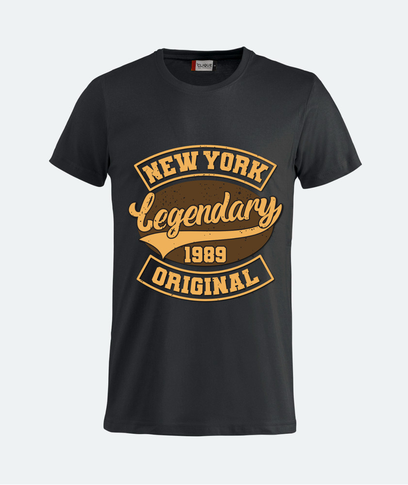 New York Legends T-Shirt Men Women Baseball Shirt Vintage Unisex