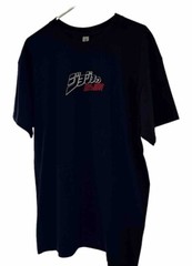 New T Shirt Jojo’s Bizarre Adventure Anime Logo front + back BLACK S M L XL