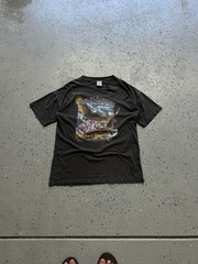 Vintage 1990 3D Emblem Harley-Davidson Keep The Eagle Flying Graphic T-Shirt