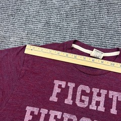 Vintage HOMAGE Men’s Crimson M Harvard Fight Fiercely Graphic T-Shirt Blend