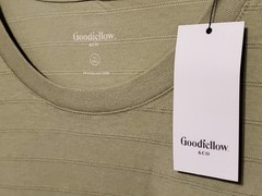 Goodfellow & Co Men’s Short Sleeve T-Shirt Green Size 4XLT – NEW – QTY AVAILABLE