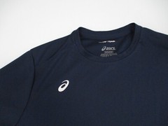 Asics Shirt Adult Small Blue Running Polyester Work Out Outdoors Mens