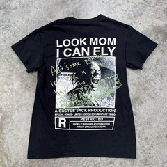 Travis Scott Look Mom I Can Fly Shirt Mens Small Cactus Jack Extreme Documentary
