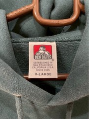 Ben Davis Hoodie Sweatshirt Setup Dark Green XL Japan