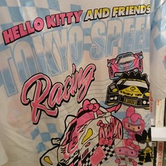 Hello Kitty x Tokyo Speed – T Shirt JDM San Rio- Size Small- All Over Print