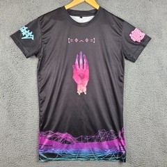 Porter Robinson Galaxxxy Worlds Tour T-Shirt Mens Small Black EDM Graphic Tee