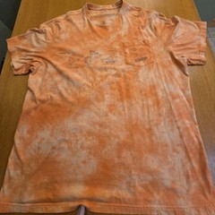 American Eagle Outfitters Snoopy and Woodstock T shirt Mens XXXL Orange Pocket