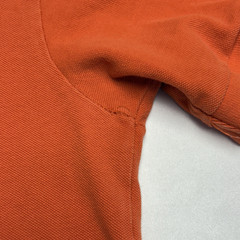 US Polo Assn Collared Short Mens M 21.5×25 Orange Big Horse USPA