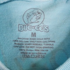 Bucees Happiness Blooms Shirt Unisex M Light Blue Daisy Jar Dual Beaver Graphic