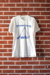 Vintage 90s Tilghman Island Sailboat T Shirt XL Screen Stars Best Single Stitch