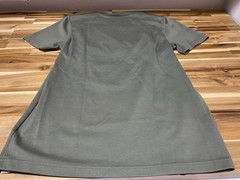 Lalabu Sage Green Kangaroo Pouch Blouse Shirt Top Medium Maternity Baby Carrier