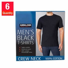 6 or 1 Piece Tshirt T Shirt Men Man Crew Neck Roundneck Crewneck Tee White Black