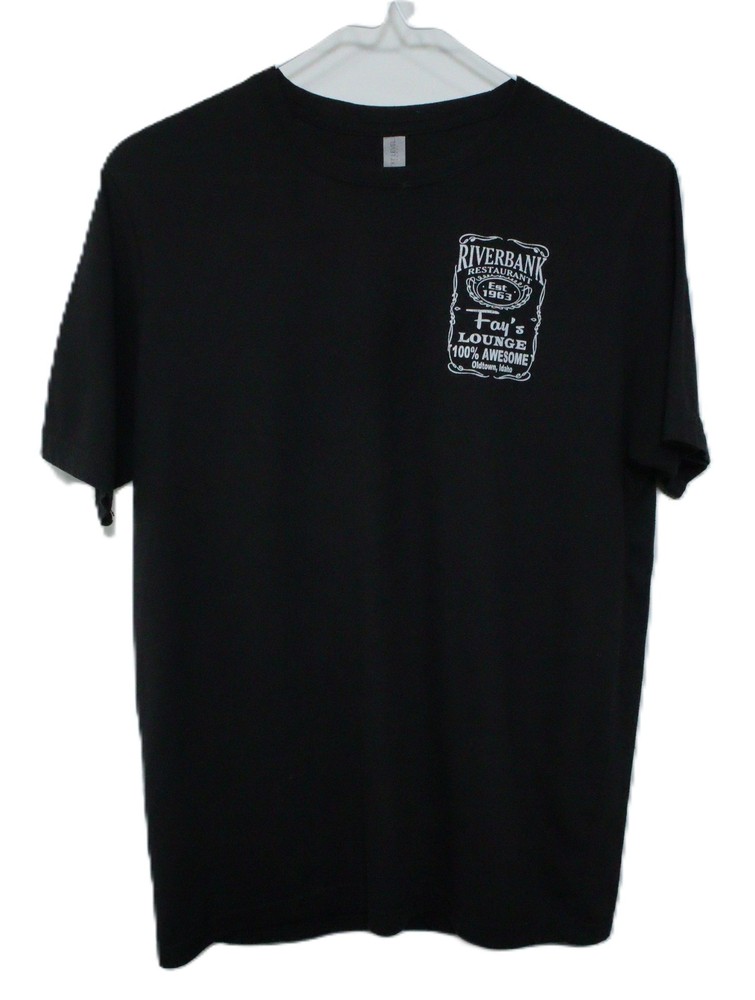 Next Level Apparel Riverbank Restaurant Fay’s Lounge Graphic T-Shirt S T0522