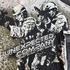 7.62 Design Unexpected Company Military Tactical Graphic T-Shirt Mens LG Tan