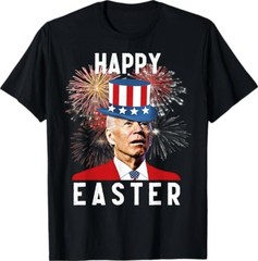 Joe Biden Happy Easter for Funny 4th of July T-Shirt