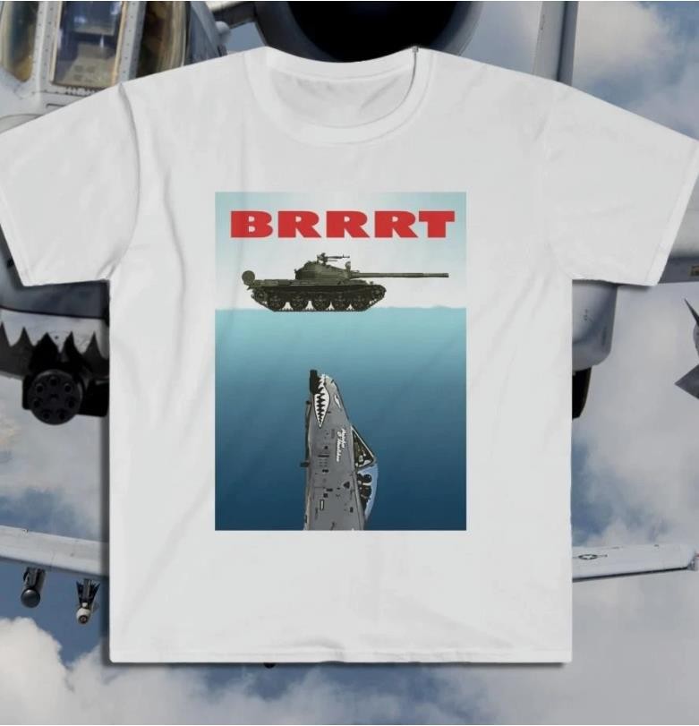 A-10 Warthog Jaws Inspired T-Shirt