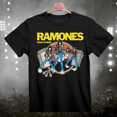 Ramones Road to Ruin Black Unisex Punk Rock Band T-Shirt 80’s 90’s Punk Tees