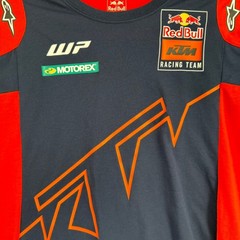 Red Bull KTM Racing Team Jersey T-Shirt Adult Medium Blue Orange