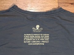 VTG Sea Shepard Mission Statement t-shirt long sleeve Orca Whale Organic cotton