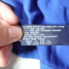 Y2K Bugle Boy Shirt Mens 2XL Blue Team Sport Jean Co Mesh back Graphic Tee Top