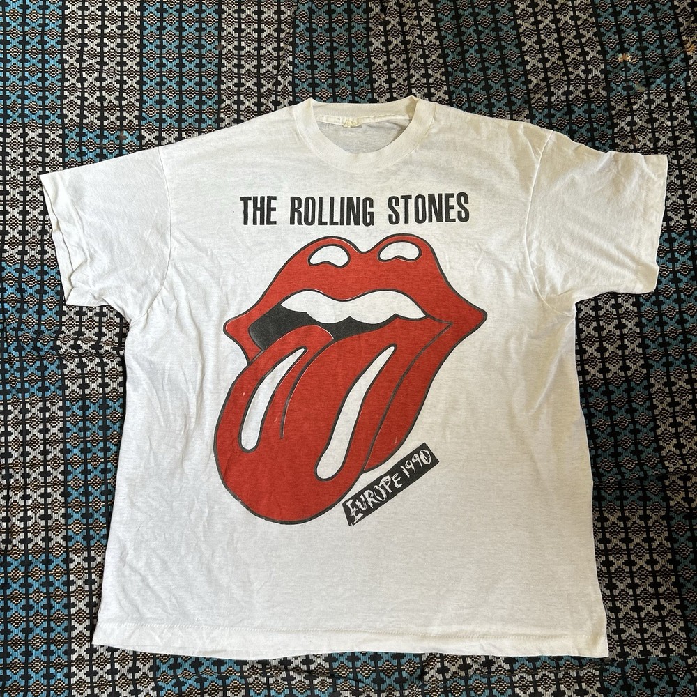Vintage 1990 The Rolling Stones Europe Urban Jungle Tour Tee Single Stitch*
