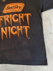 Vintage Screen Stars Best Bud Dry Fright Night Mens T-Shirt Sz XL Made In USA