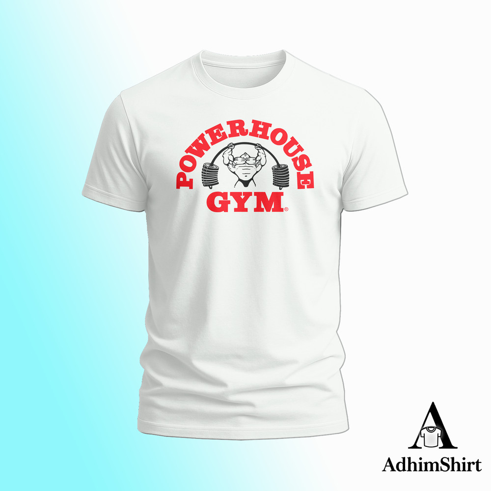 Powerhouse Gym Logo FUNNY T-SHIRT S-5XL USA many colors