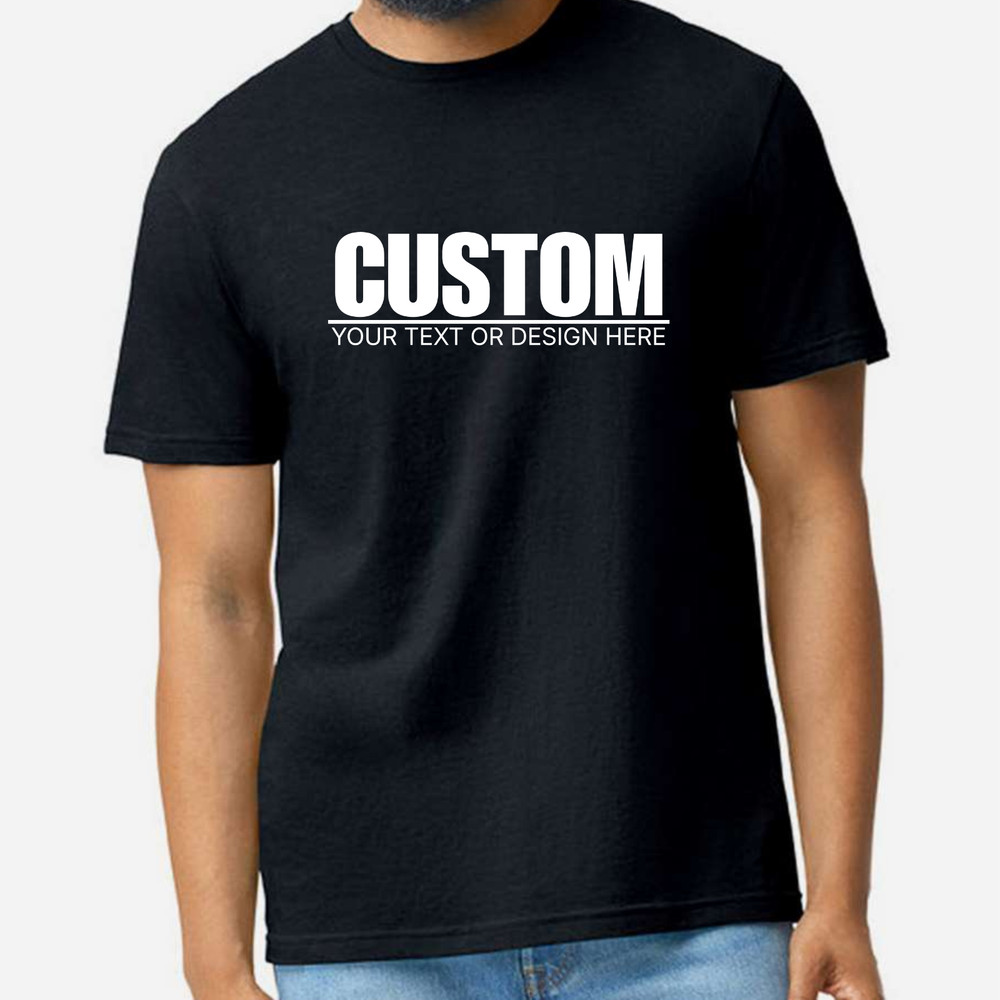 Custom Men’s Shirt Your text or design here, Personalized T-shirt