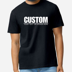 Custom Men’s Shirt Your text or design here, Personalized T-shirt