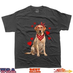 Labrador Retriever Valentines Day Dog Lover Heart T-Shirt