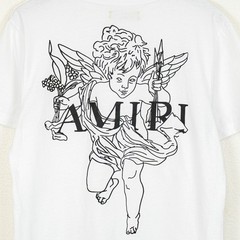 AMIRI Cherub Angel White T-Shirt tee Back Graphic